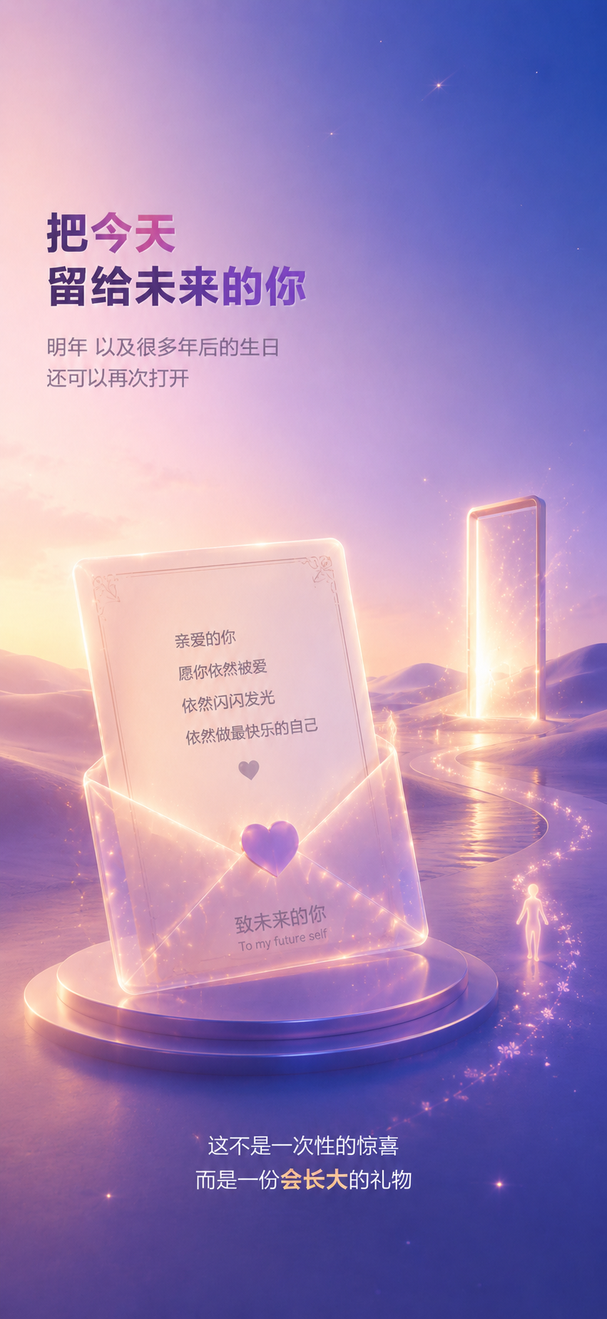 把今天留给未来的你
